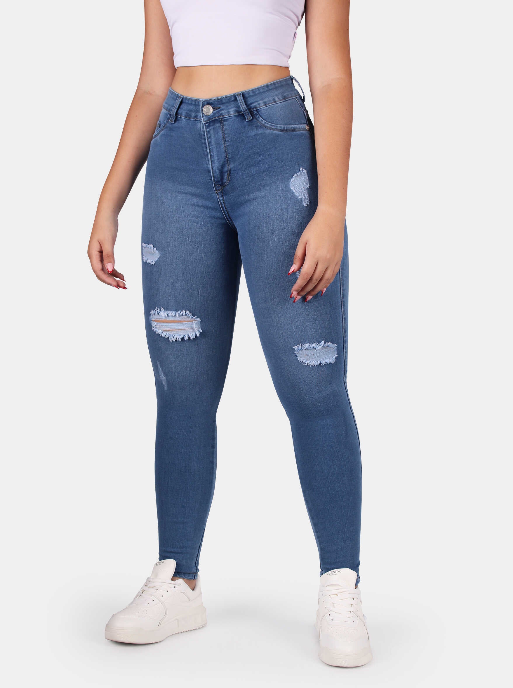 Jean Skinny Tiro alto, Ref 5192