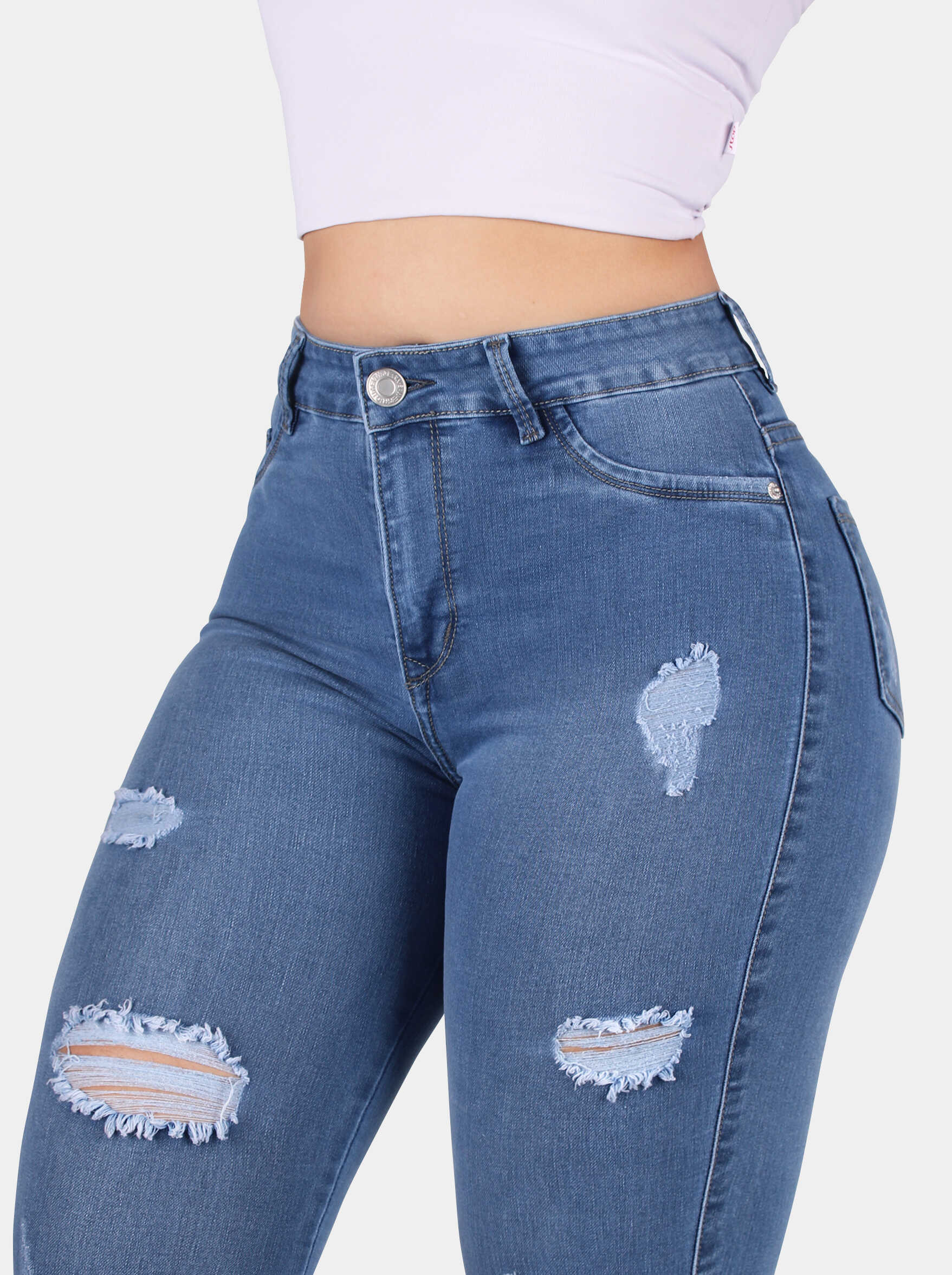 Jean Skinny Tiro alto, Ref 5192