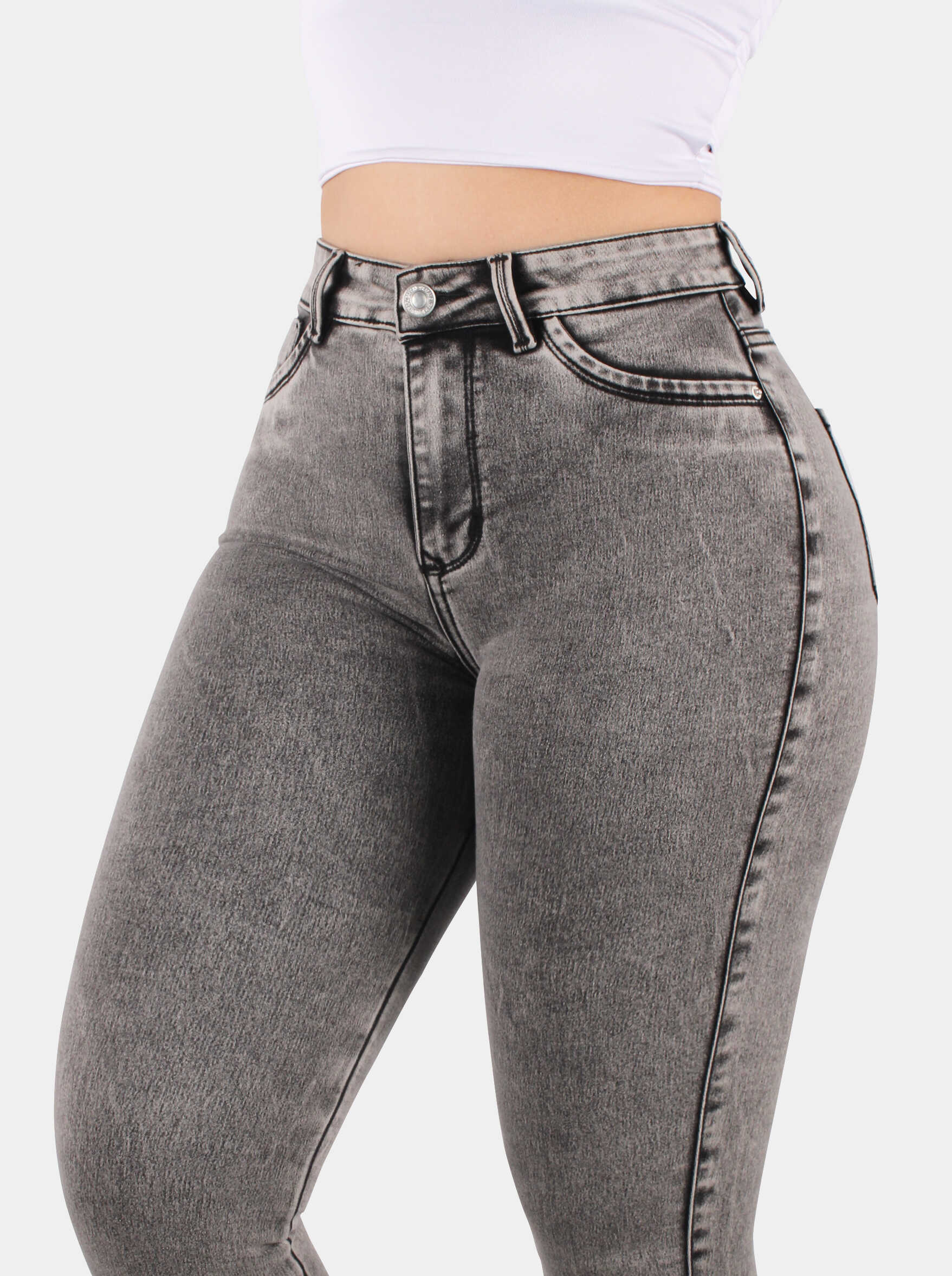 Jean Skinny Tiro alto, Ref 5053