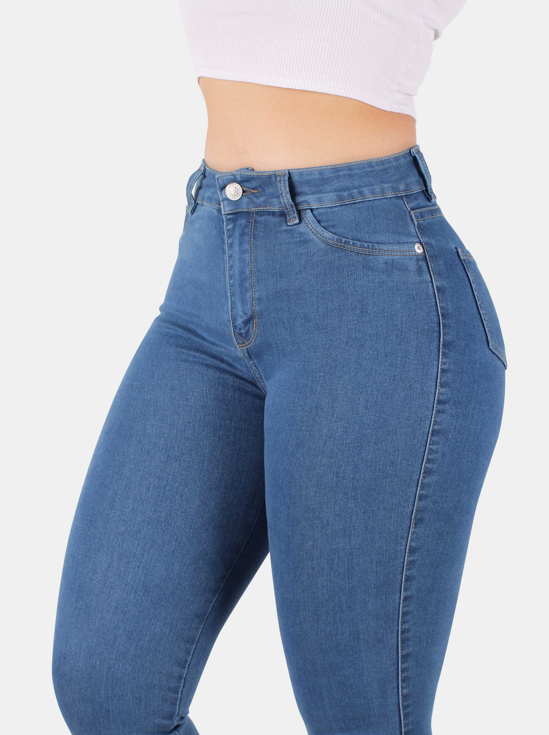 Jean Skinny Tiro alto, Ref 5072