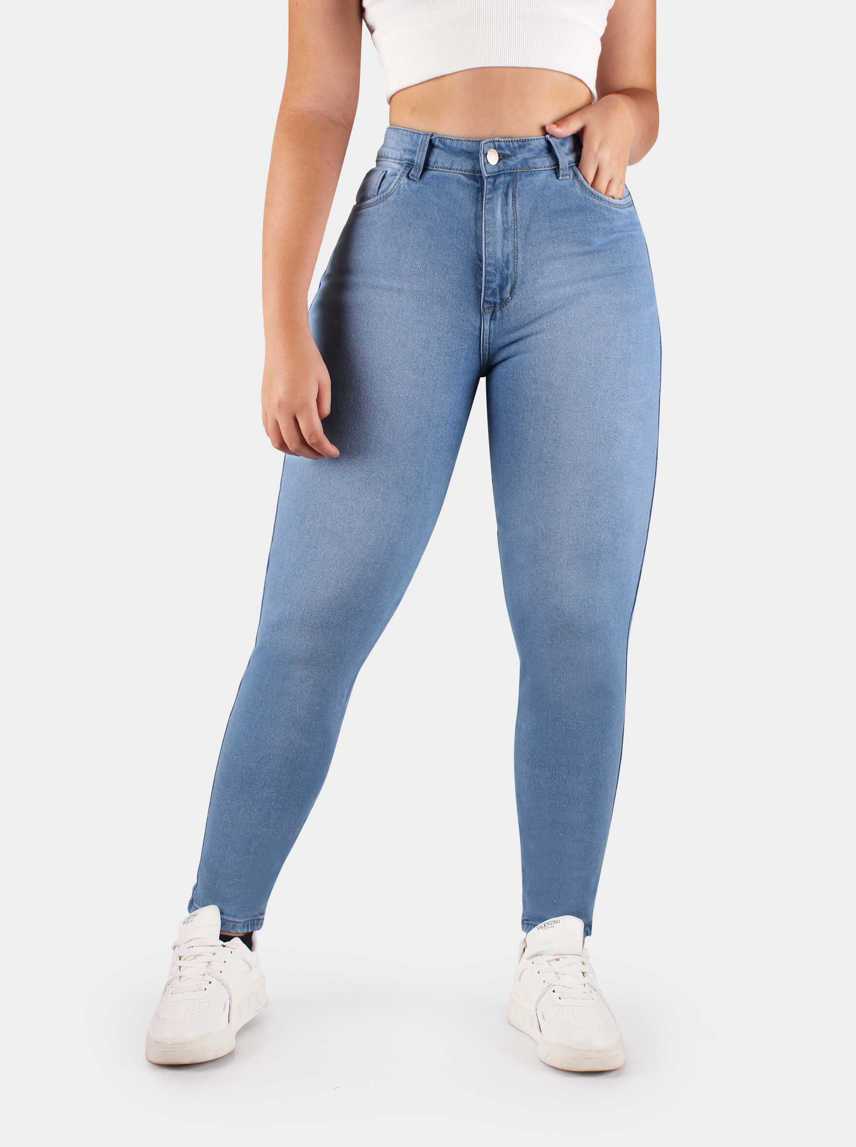 Jean Skinny Tiro alto, Ref 5089