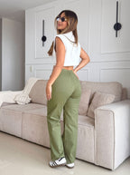 Pantalon Dril Bota Recta, Ref 5119