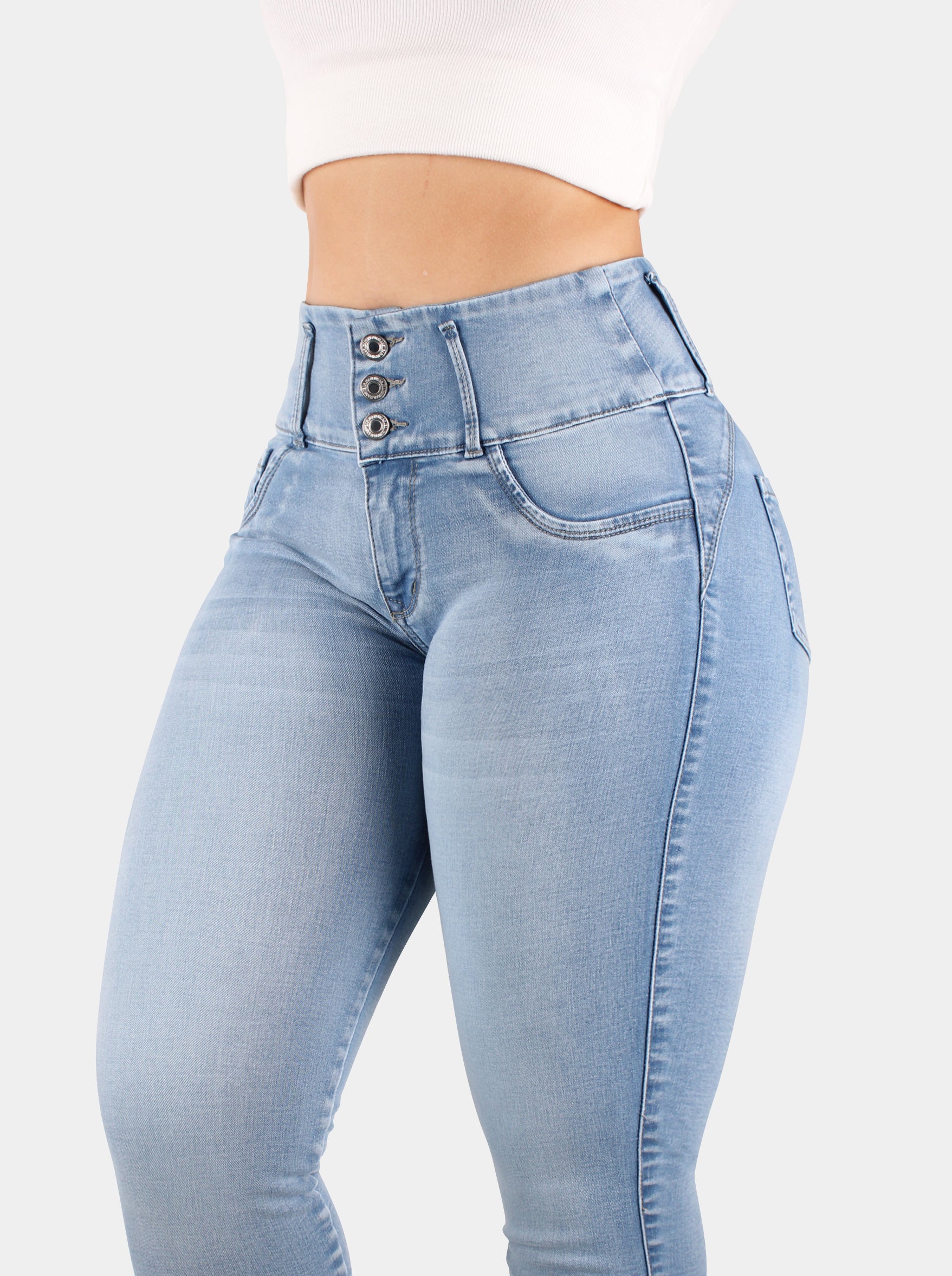 Jean Skinny Tiro alto, Ref 5184