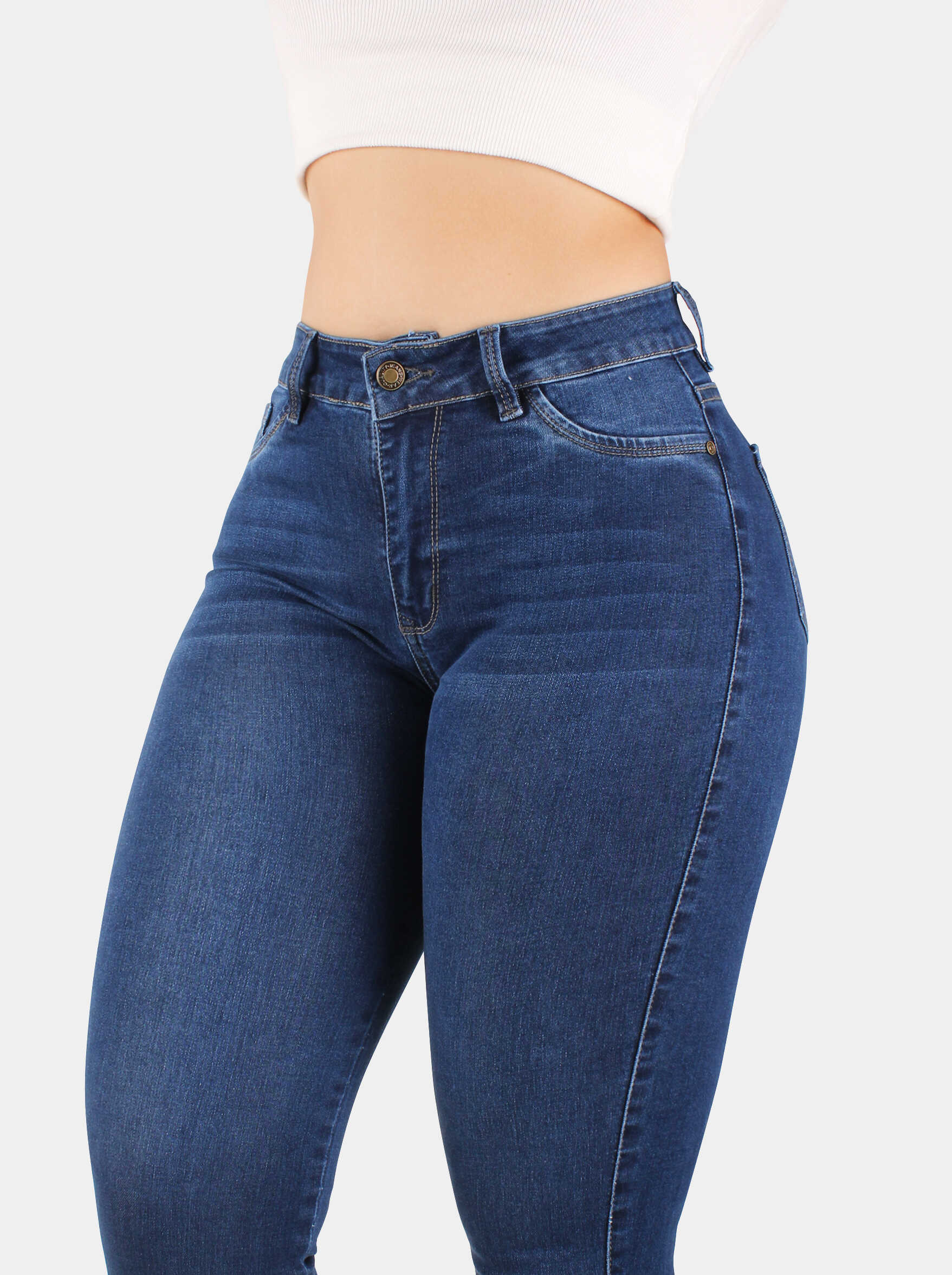 Jean Skinny Tiro alto, Ref 5190