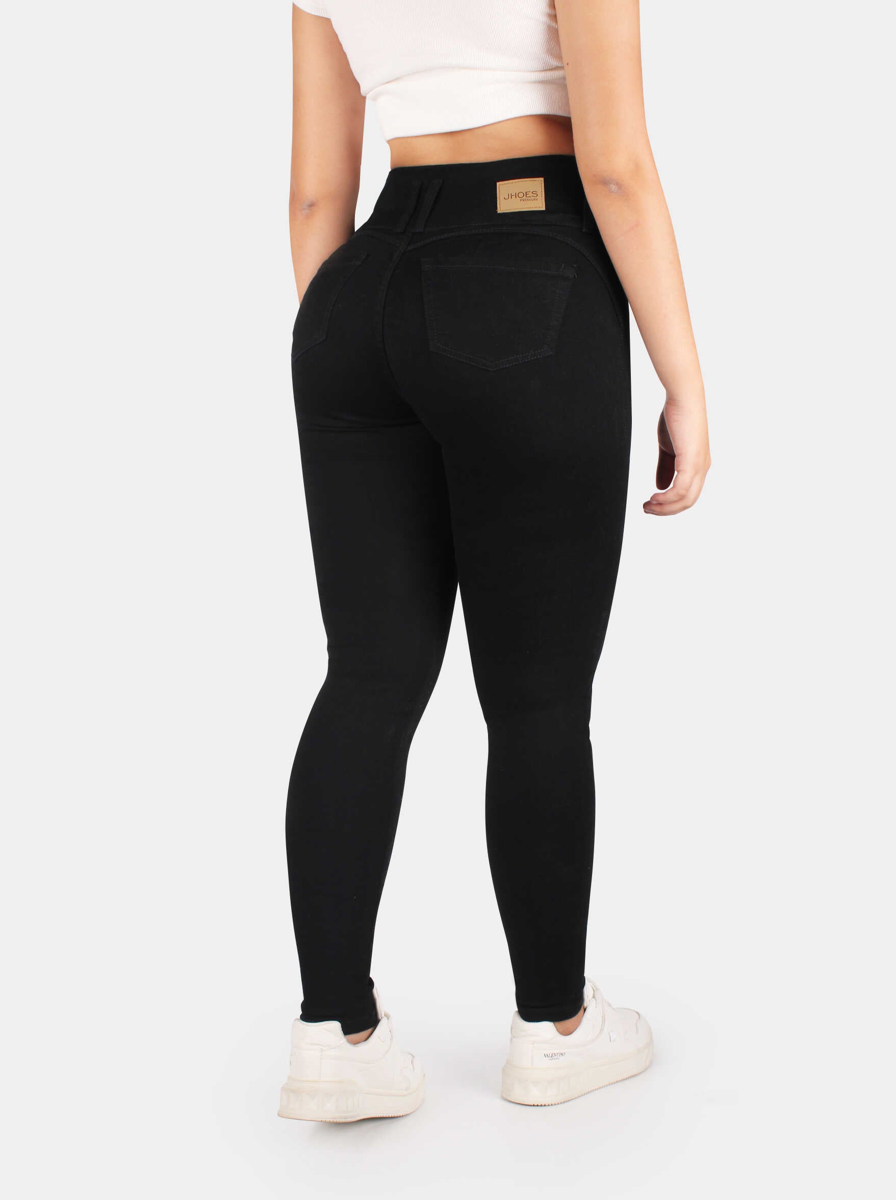 Jean Skinny, pretina ancha, tiro alto, Ref 5212