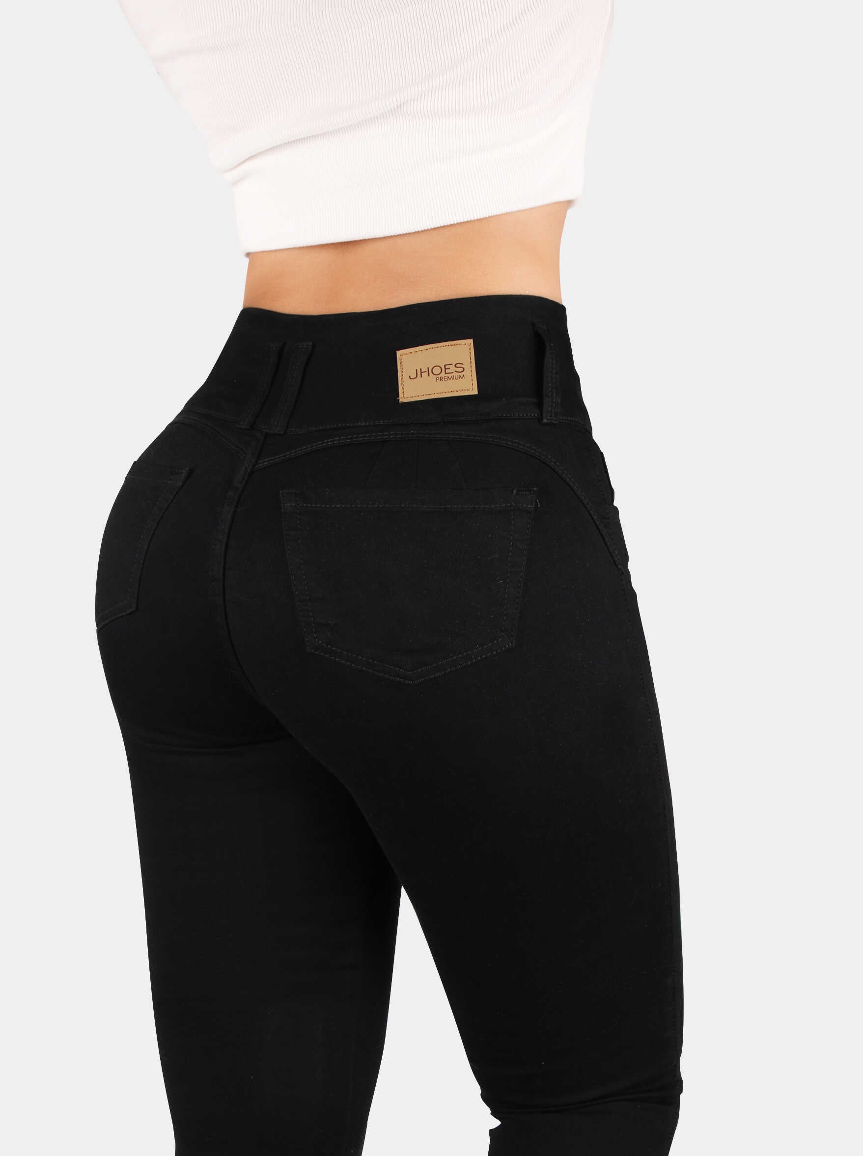 Jean Skinny, pretina ancha, tiro alto, Ref 5212