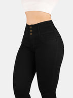 Jean Skinny, pretina ancha, tiro alto, Ref 5212