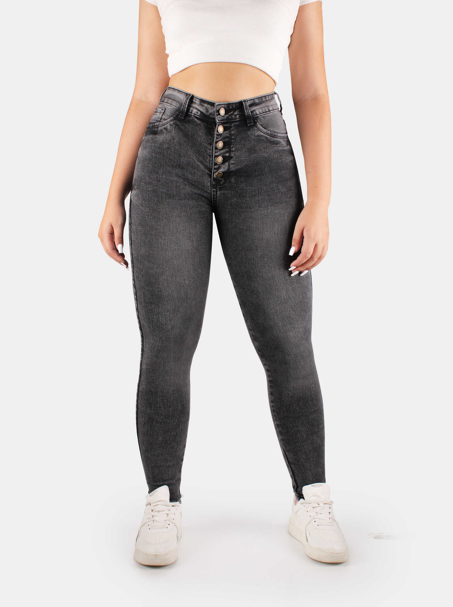 Jean Skinny Tiro alto, Ref 5194
