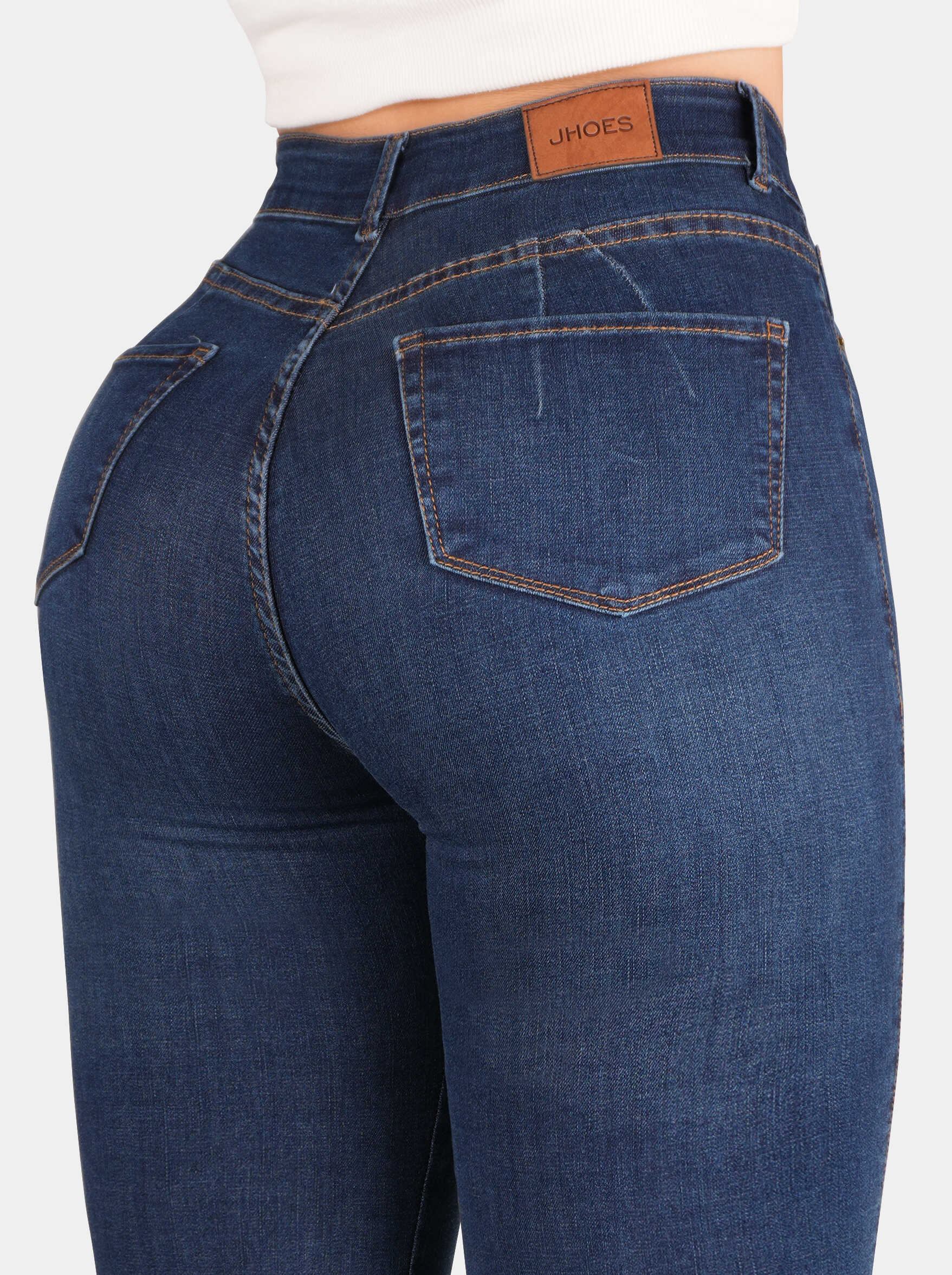 Jean Skinny Strech Tiro alto, Ref 5258