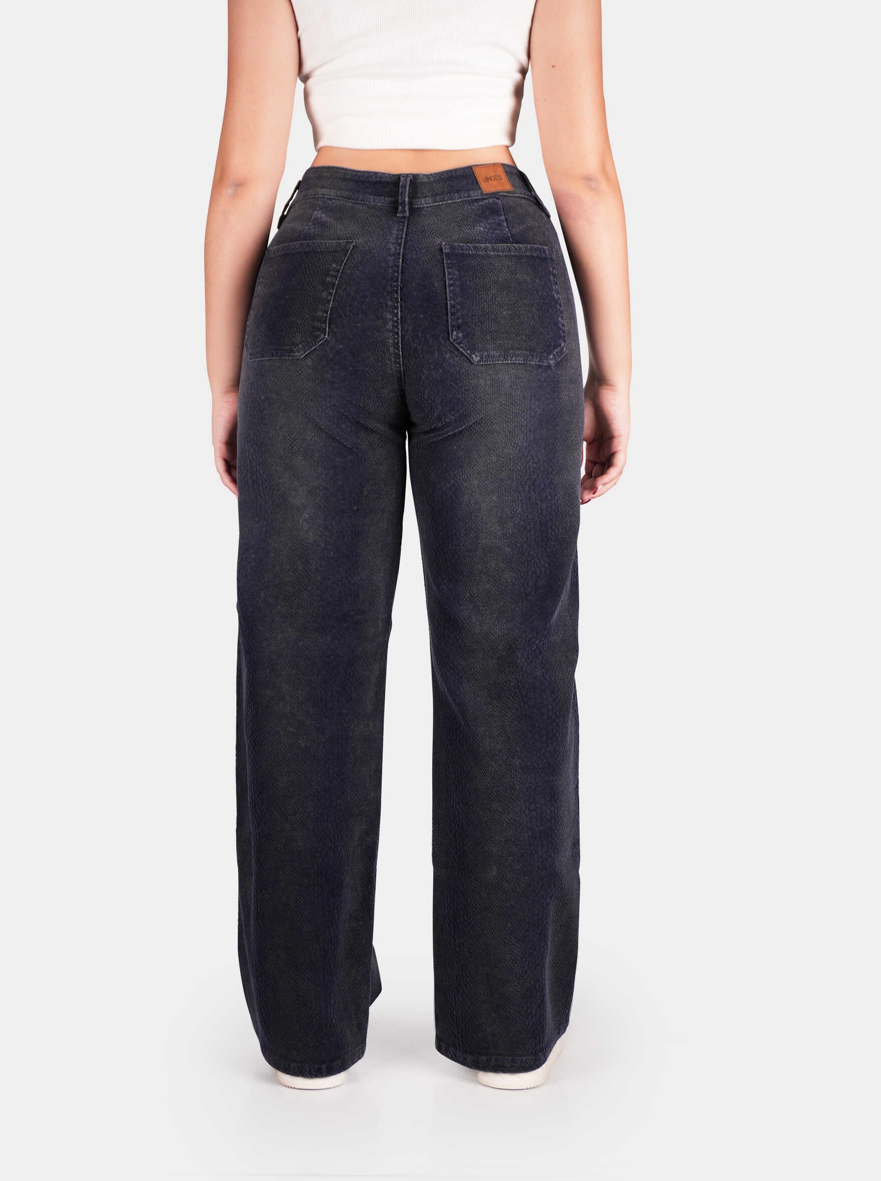 Jean Palazzo, tela gamuza, Tiro alto, Ref 5294