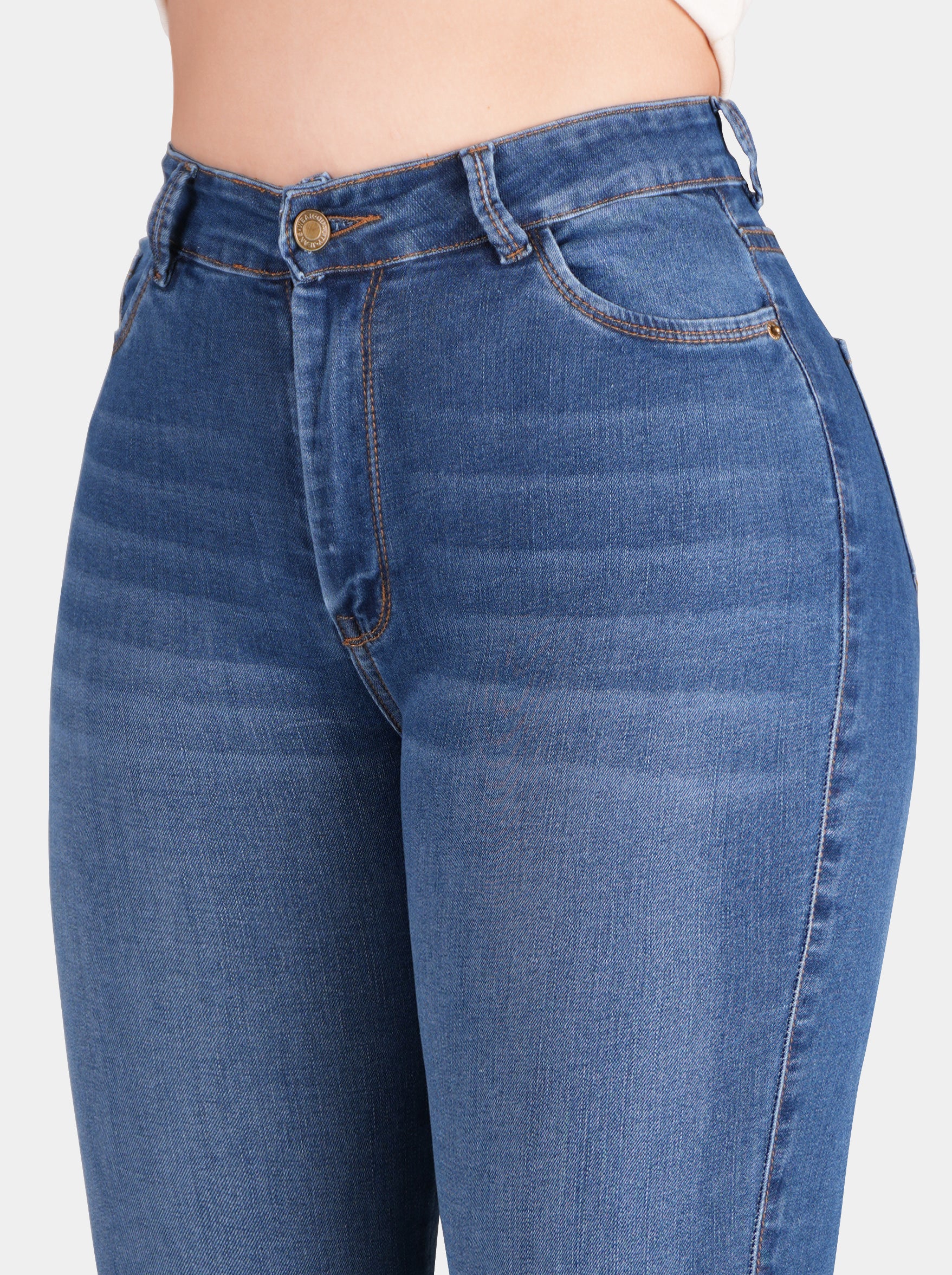 Jean Skinny Strech Tiro alto, Ref 5261